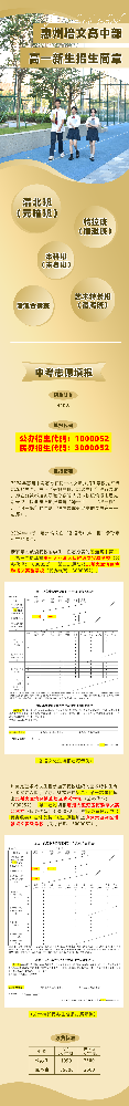 惠州博雅培文高一新生招生简章